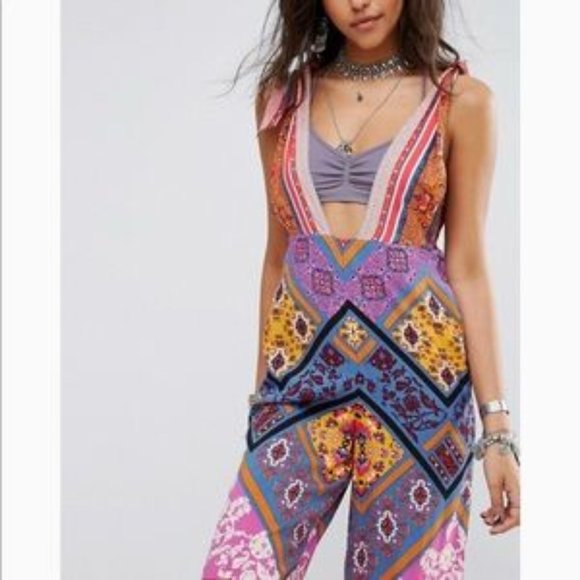 Free People Other - Free People Maritzah One Piece Romper Overalls